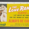 Lone Ranger safety club Ink Blotter 1939